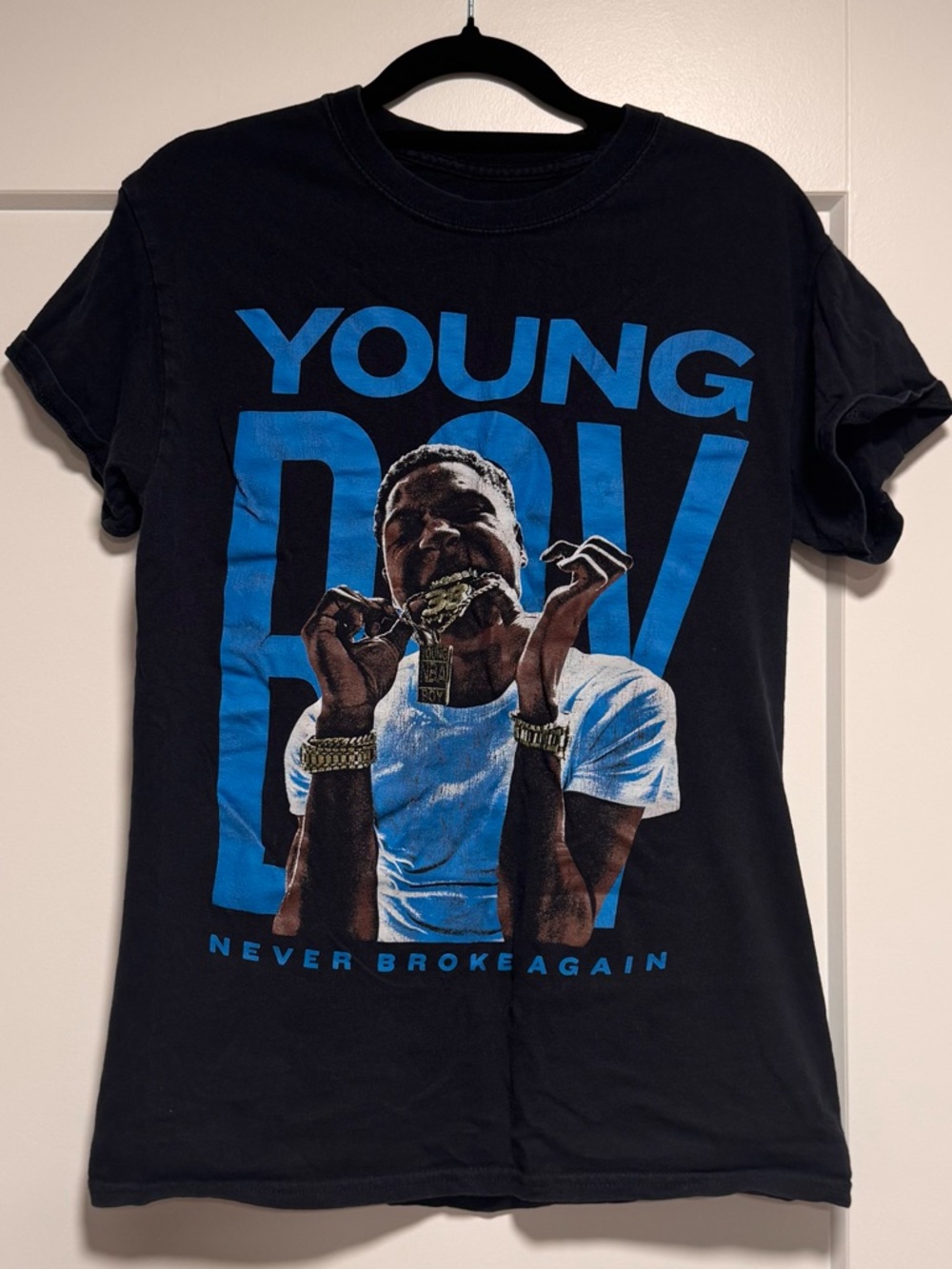 YoungBoy Graphic Tee - Black & Blue Unisex